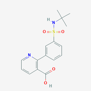 2-(3-T-Butylsulfamoylphenyl)nicotinic acid