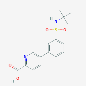 5-(3-t-Butylsulfamoylphenyl)picolinic acid