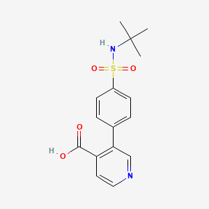 3-(4-t-Butylsulfamoylphenyl)isonicotinic acid