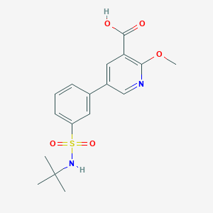 5-(3-T-Butylsulfamoylphenyl)-2-methoxynicotinic acid