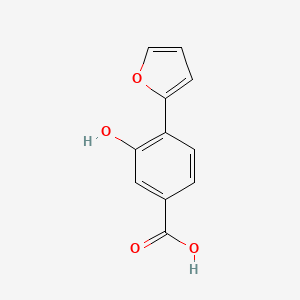 4-(Furan-2-YL)-3-hydroxybenzoic acid