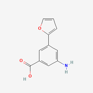 3-Amino-5-(furan-2-YL)benzoic acid