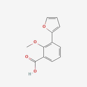 3-(Furan-2-YL)-2-methoxybenzoic acid