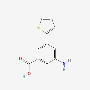 3-Amino-5-(thiophen-2-YL)benzoic acid