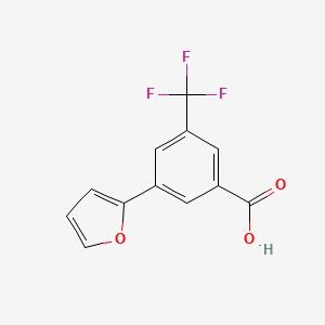 3-(Furan-2-yl)-5-(trifluoromethyl)benzoic acid