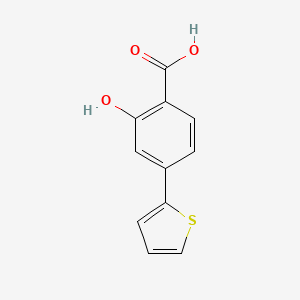 2-Hydroxy-4-(thiophen-2-YL)benzoic acid