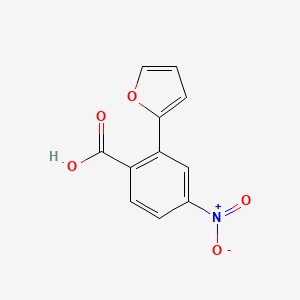 2-(Furan-2-YL)-4-nitrobenzoic acid