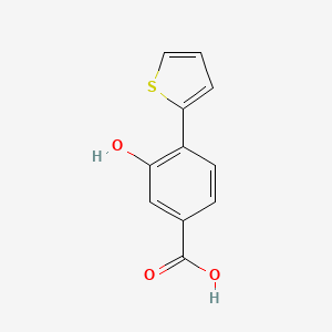 3-Hydroxy-4-(thiophen-2-YL)benzoic acid