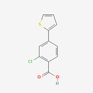 2-Chloro-4-(thiophen-2-YL)benzoic acid