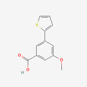 5-Methoxy-3-(thiophen-2-YL)benzoic acid