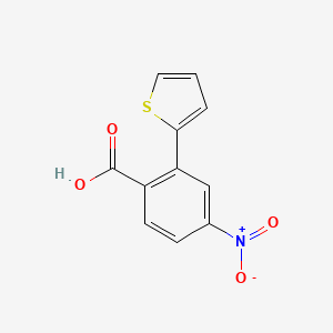 4-Nitro-2-(thiophen-2-YL)benzoic acid