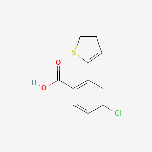 4-Chloro-2-(thiophen-2-YL)benzoic acid