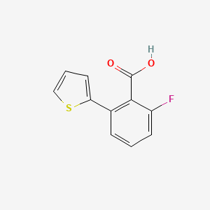 2-Fluoro-6-(thiophen-2-yl)benzoic acid