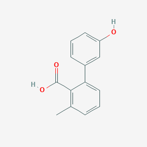 2-(3-Hydroxyphenyl)-6-methylbenzoic acid