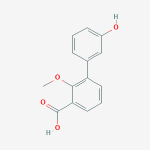 3-(3-Hydroxyphenyl)-2-methoxybenzoic acid