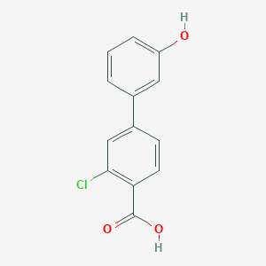 2-Chloro-4-(3-hydroxyphenyl)benzoic acid