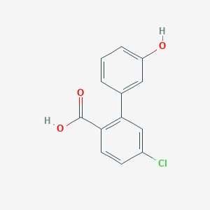 4-Chloro-2-(3-hydroxyphenyl)benzoic acid