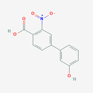 4-(3-Hydroxyphenyl)-2-nitrobenzoic acid