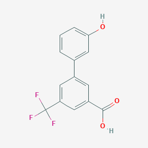 3-(3-Hydroxyphenyl)-5-trifluoromethylbenzoic acid