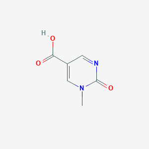 molecular formula C6H6N2O3 B063964 1-メチル-2-オキソ-1,2-ジヒドロピリミジン-5-カルボン酸 CAS No. 168428-09-9