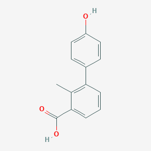 3-(4-Hydroxyphenyl)-2-methylbenzoic acid