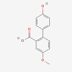 2-(4-Hydroxyphenyl)-5-methoxybenzoic acid