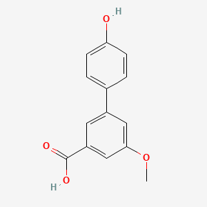 3-(4-Hydroxyphenyl)-5-methoxybenzoic acid