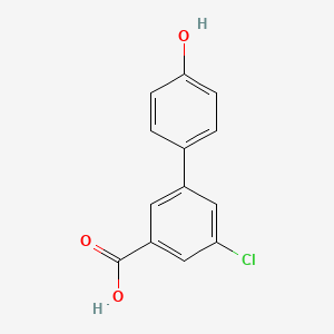 5-Chloro-3-(4-hydroxyphenyl)benzoic acid