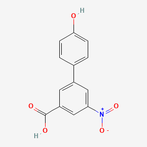 3-(4-Hydroxyphenyl)-5-nitrobenzoic acid