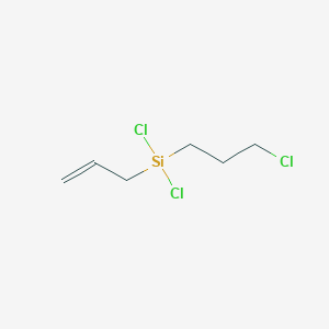 molecular formula C6H11Cl3Si B063966 Allyl(chloropropyl)dichlorosilane CAS No. 166970-54-3