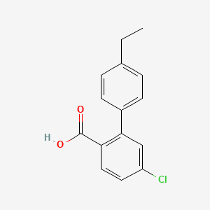 4-Chloro-2-(4-ethylphenyl)benzoic acid