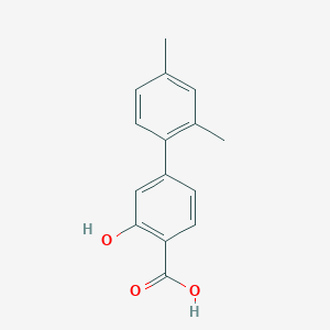 4-(2,4-Dimethylphenyl)-2-hydroxybenzoic acid, 95%