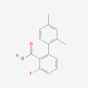 2-(2,4-Dimethylphenyl)-6-fluorobenzoic acid