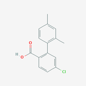 4-Chloro-2-(2,4-dimethylphenyl)benzoic acid, 95%