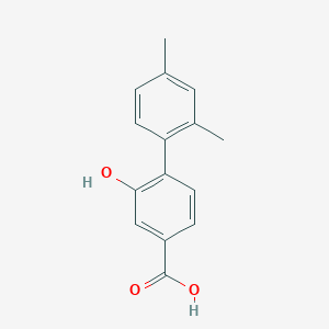 4-(2,4-Dimethylphenyl)-3-hydroxybenzoic acid, 95%