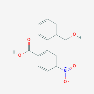 2-(2-Hydroxymethylphenyl)-4-nitrobenzoic acid