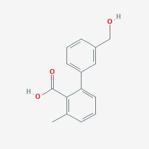 2-(3-Hydroxymethylphenyl)-6-methylbenzoic acid