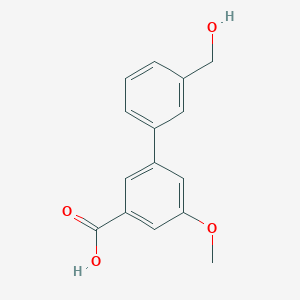 3-(3-Hydroxymethylphenyl)-5-methoxybenzoic acid