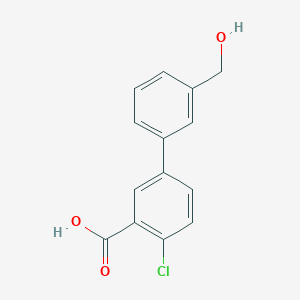 molecular formula C14H11ClO3 B6397707 MFCD17677636 CAS No. 1255636-42-0