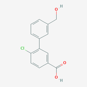 molecular formula C14H11ClO3 B6397767 MFCD18319439 CAS No. 1261930-00-0