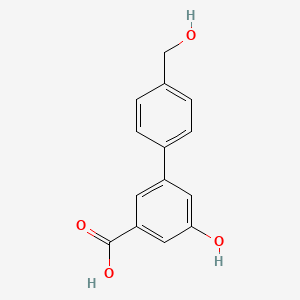 5-Hydroxy-3-(4-hydroxymethylphenyl)benzoic acid