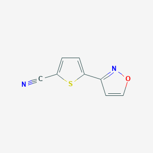 5-(1,2-Oxazol-3-yl)thiophene-2-carbonitrile