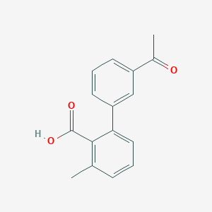 2-(3-Acetylphenyl)-6-methylbenzoic acid, 95%