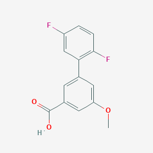 3-(2,5-Difluorophenyl)-5-methoxybenzoic acid, 95%