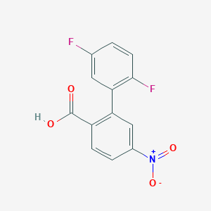 2-(2,5-Difluorophenyl)-4-nitrobenzoic acid, 95%