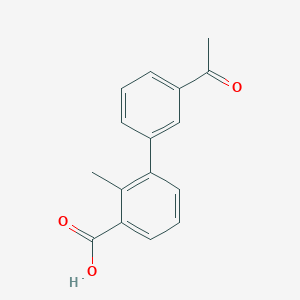 3-(3-Acetylphenyl)-2-methylbenzoic acid, 95%