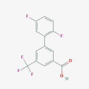 3-(2,5-Difluorophenyl)-5-trifluoromethylbenzoic acid, 95%