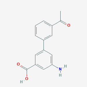 5-(3-Acetylphenyl)-3-aminobenzoic acid, 95%