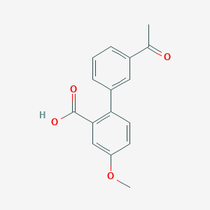 2-(3-Acetylphenyl)-5-methoxybenzoic acid, 95%