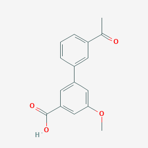 3-(3-Acetylphenyl)-5-methoxybenzoic acid, 95%